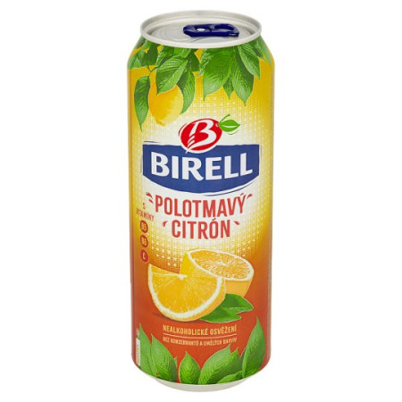 N- Birell polotmavý citrón 0,5l