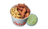 82 - Maxi Kuřecí stripsy s dvojitými hranolkami & zelným salátem